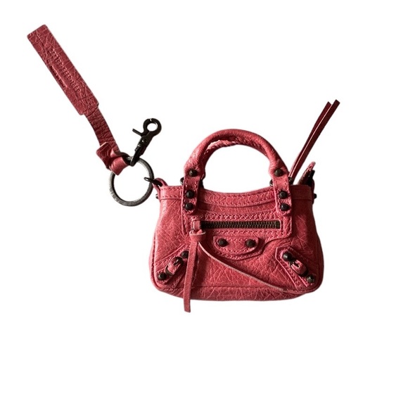 Balenciaga Handbags - Balenciaga City Bag
Key Chain Zip Wallet -